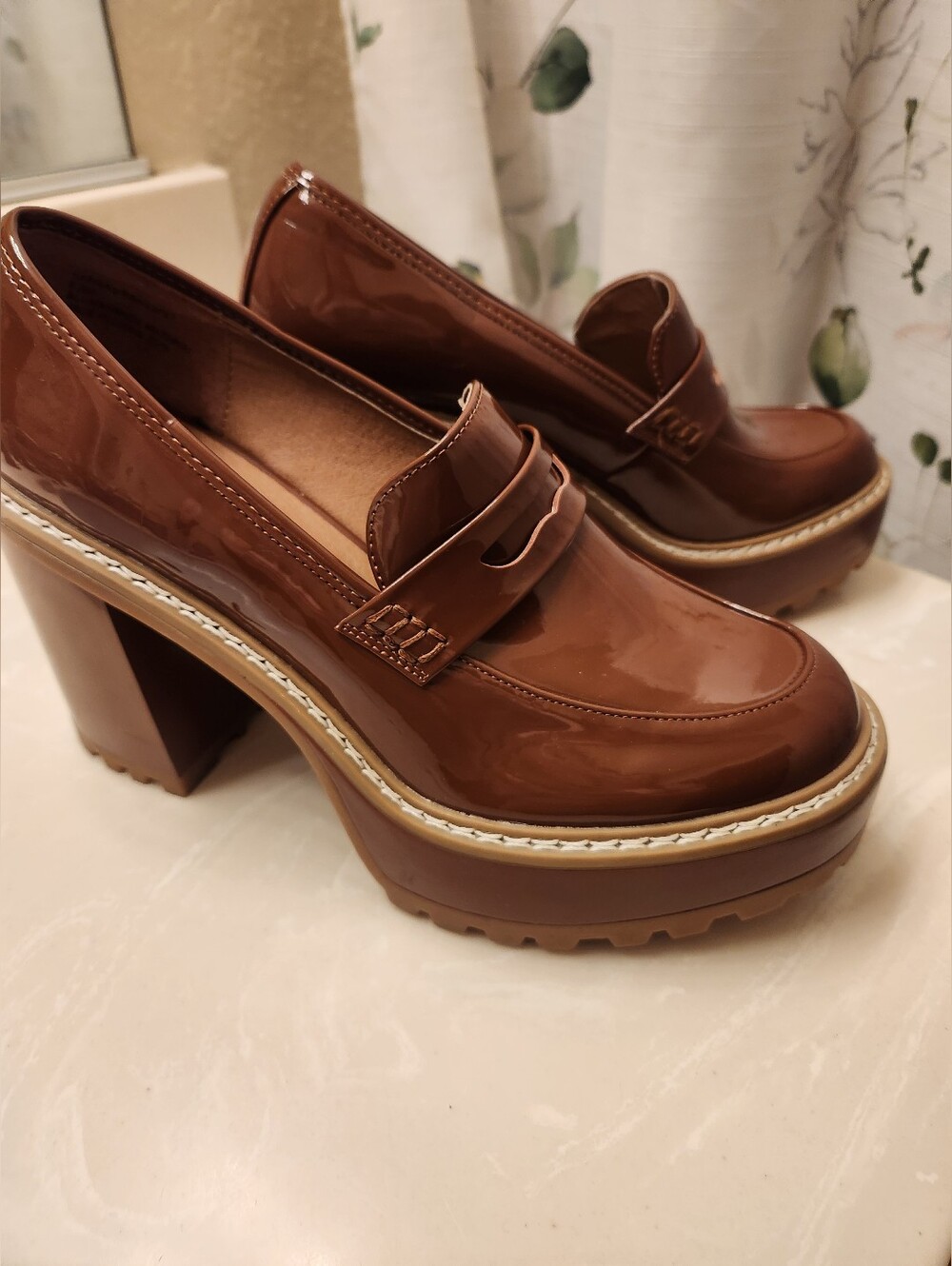 Steve Madden Platform Loafer Heels.